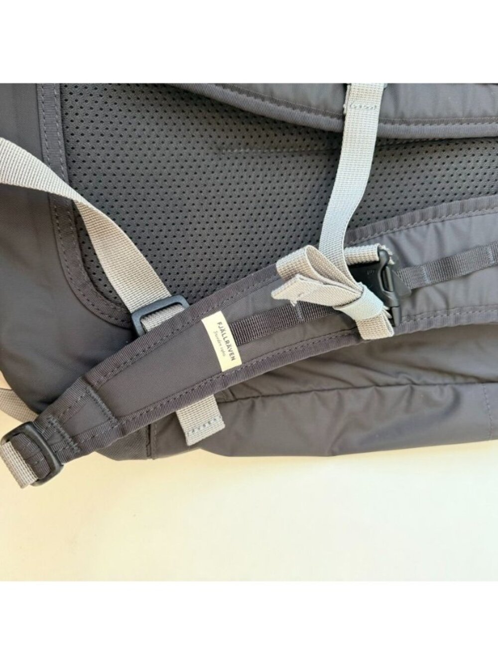 Fjällräven High Coast Foldsack Backpack Gray Roll Top Travel Bag - Picture 6 of 8